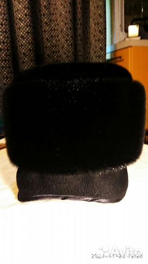 Норковая шапка мужская новая