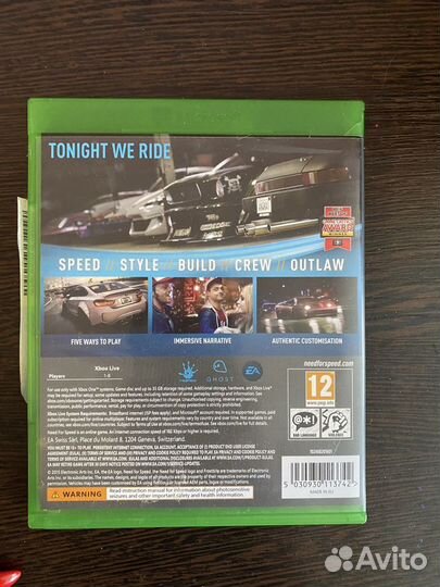 Игра на Xbox One Need for speed