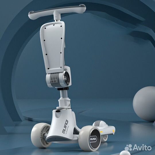 Самокат-беговел 2в1