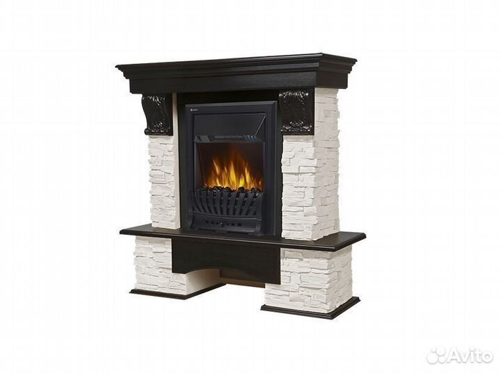 Портал Firelight Pietra Classic камень, шпон венге