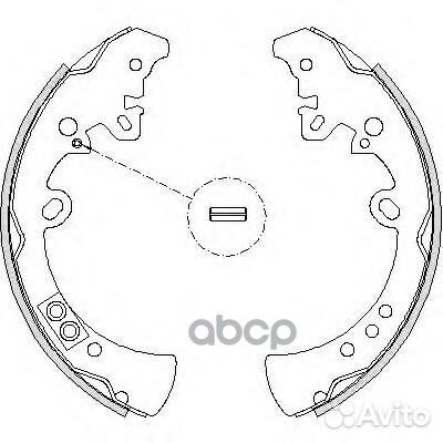 4218.00 FSB4010 044950K070 колодки барабанн