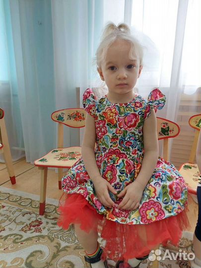 Платье для девочки 92