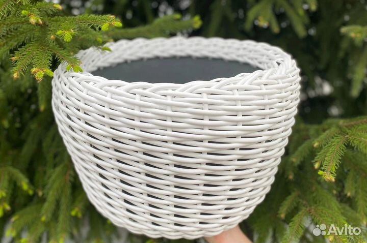 Кашпо из ротанга 12 л