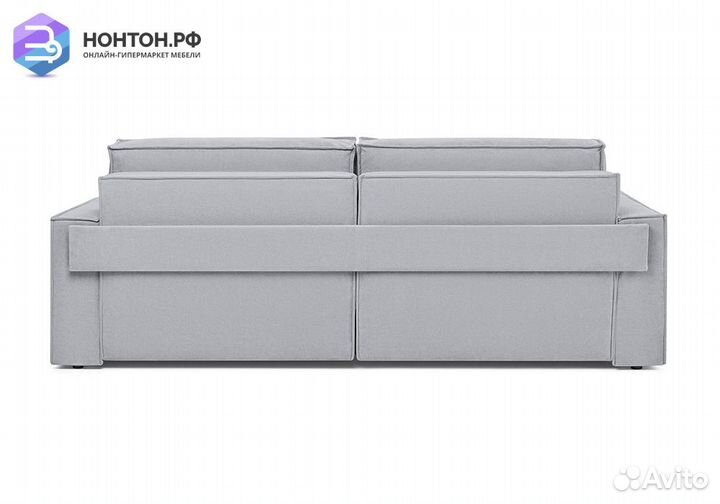 Диван еврокнижка двухместный Тревис серый