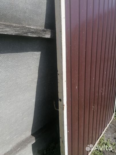 Ворота с калиткой распашные бу