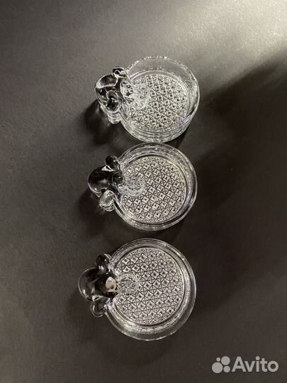 Розетки хрустальные