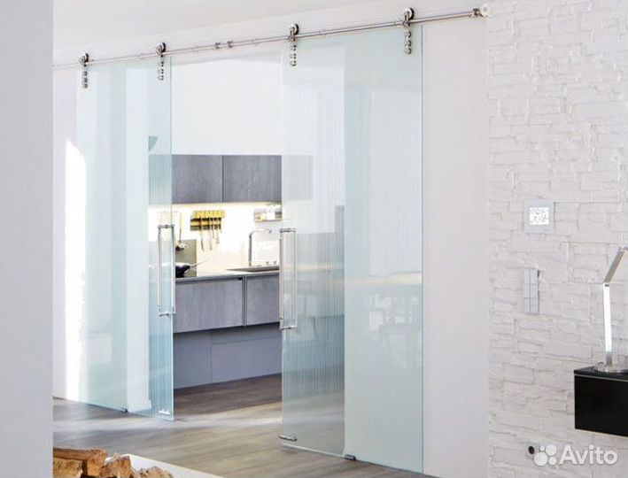 Дверь стеклянная от производителя