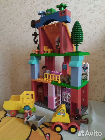 Lego duplo домик С краном