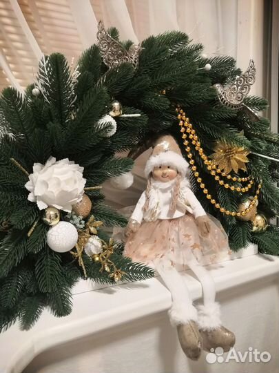 Новогодний декор для дома. Новогодняя композиция