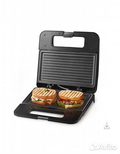 Электрогриль-сэндвичница новая