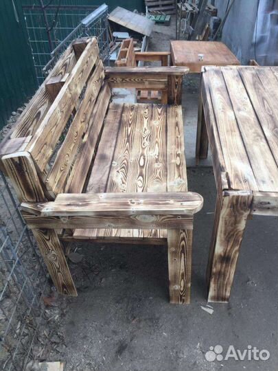 Скамейка лавочка садовая