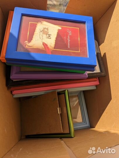 Коробка рамок для фото разных размеров