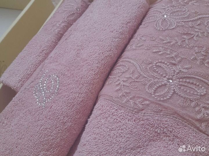 Набор полотенец, blumarine, хб, новый