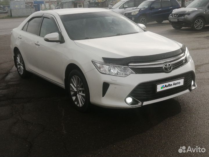 Toyota Camry 2.5 AT, 2015, битый, 230 000 км