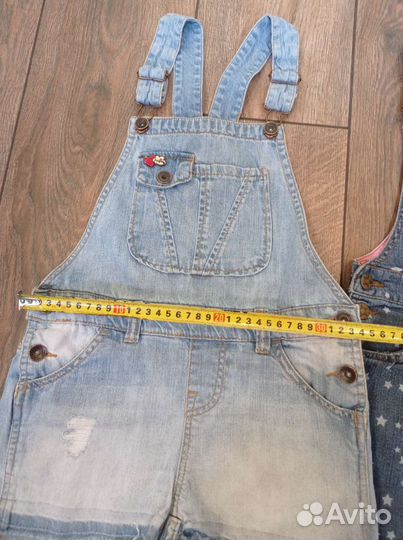 Джинсовый комбинезон, рост 128