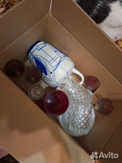 Коробка с посудой