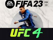 FIFA 23 + UFC 4(Фифа 23, юфс 4) PS4 Ea play