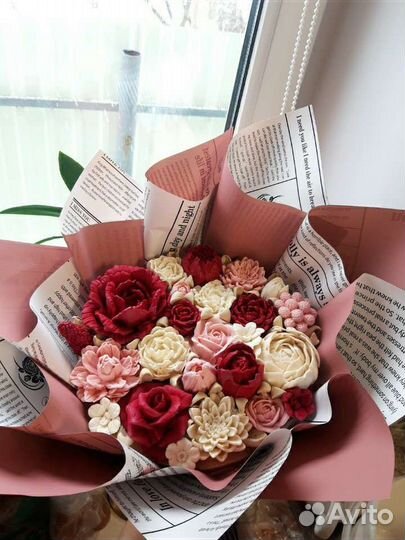 Зефирные цветы