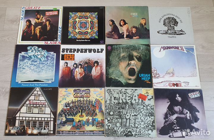 Eloy, Camel, Cream, Free, Uriah Heep, Slade