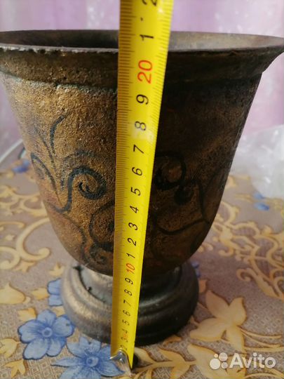 Ступка старинная,чугунная