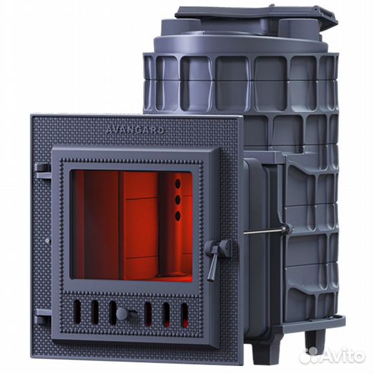 Печь дровяная чугунная Авангард зк 24М