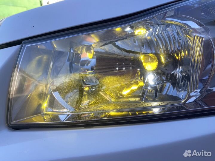 Мини линзы led H4 два режима белый/желтый