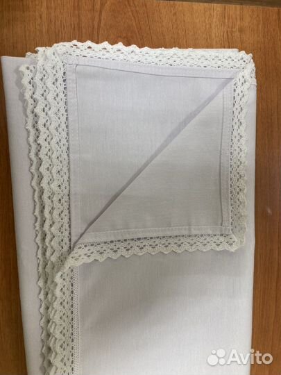 Скатерть хлопковый с покрытием антигрязь