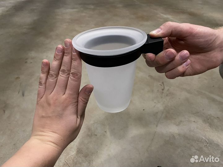 Ершик для унитаза черный