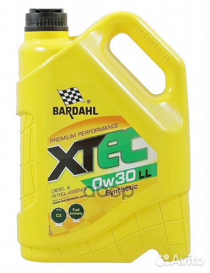 0W30 xtec LL C3 VW 504.00/507.00 5L (синт. мото