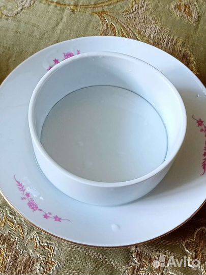 Масленка фарфор СССР