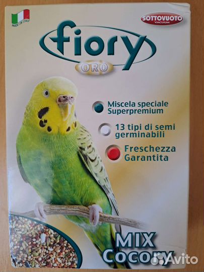 Корм для волнистых попугаев Fiory Gold