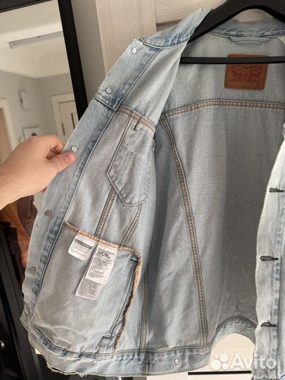 Джинсовая куртка levis xl