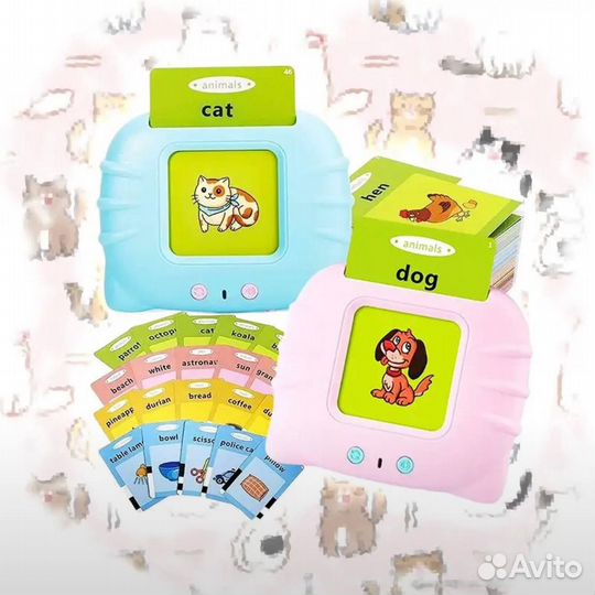 Планшет для изучения английского с карточками