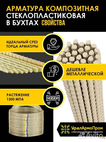 Композитная арматура 8мм