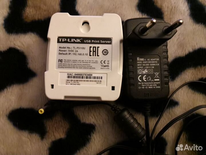 Принт сервер TP Link TL-PS110U