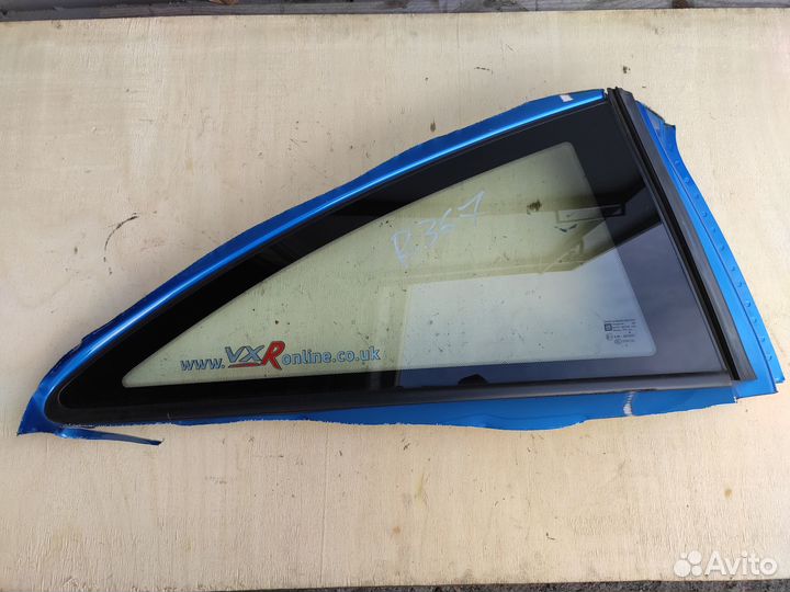 Стекло заднее правое глухое на Opel Corsa D 3Д