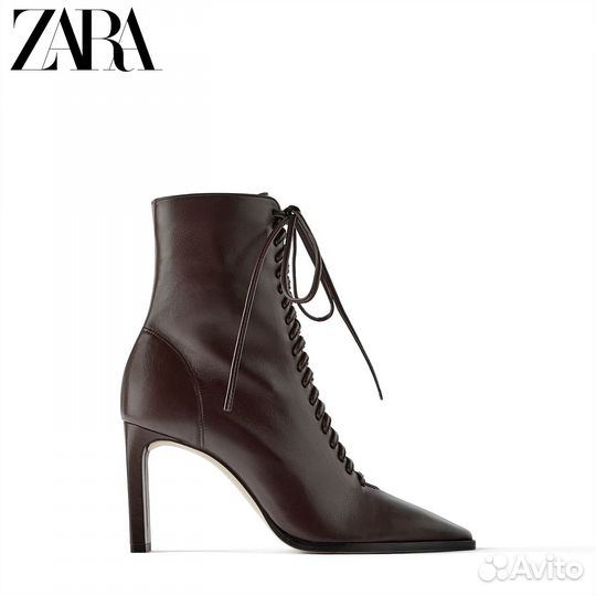 Женские сапоги zara 37 размер