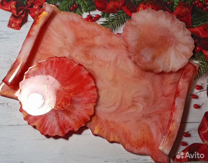 Новогодние подарки ручной работы из эпоксидки