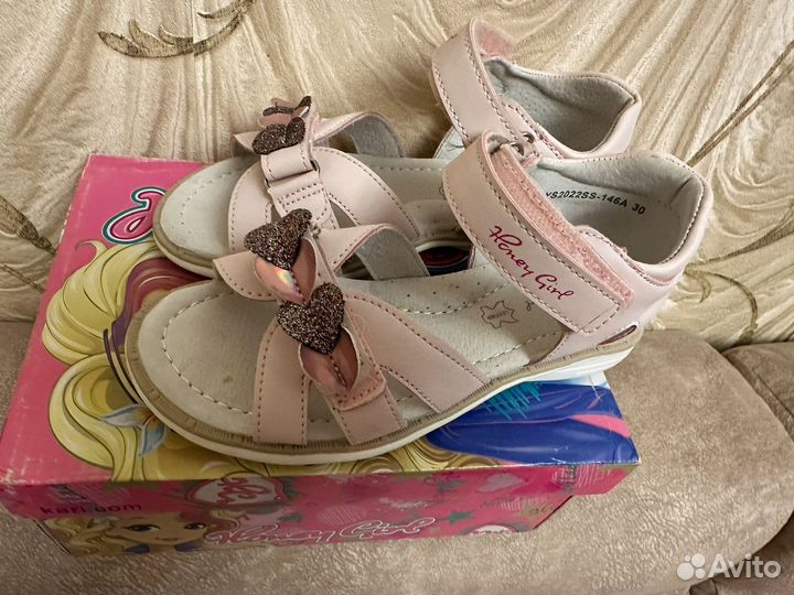 Сандалии для девочки 30 размер