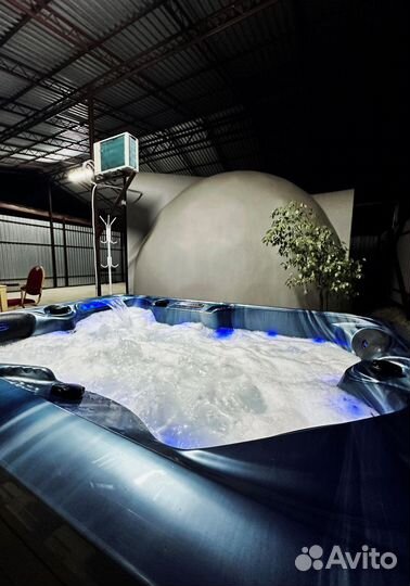 Гостевой домик для двоих с подогреваемым джакузи