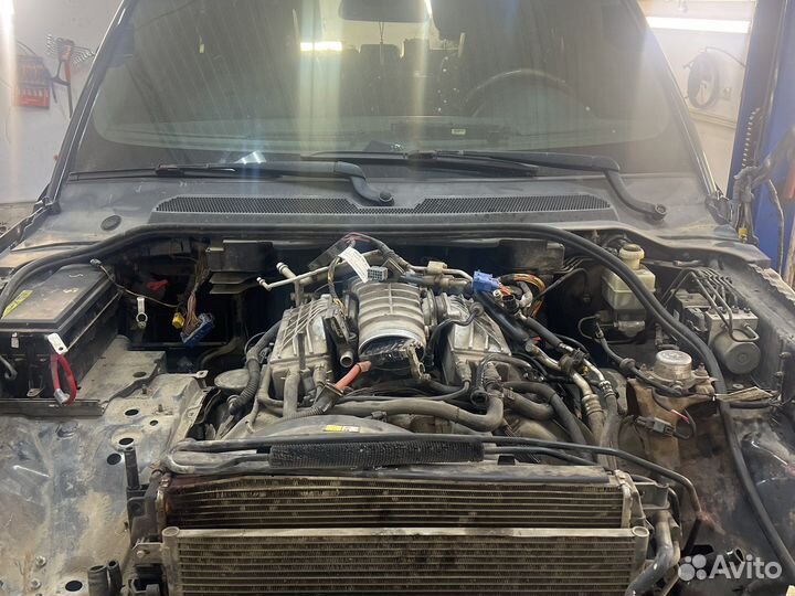 Жабо на range rover sport l320