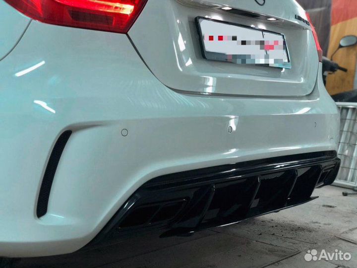 Диффузор с насадками в стиле A45 Mercedes-Benz