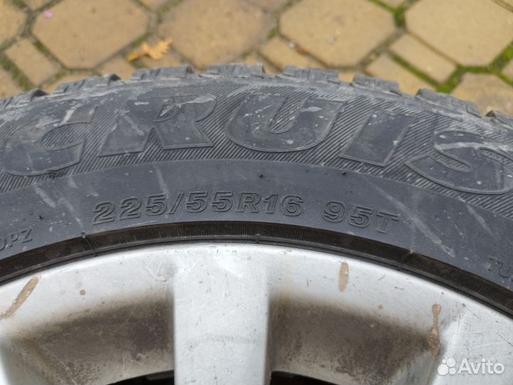 Оригинальные диски bmw r16 с зимней резиной 4шт