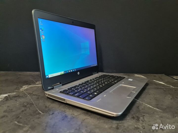 Офисный ноутбук HP, intel Core i5, DDR4 8GB, SSD