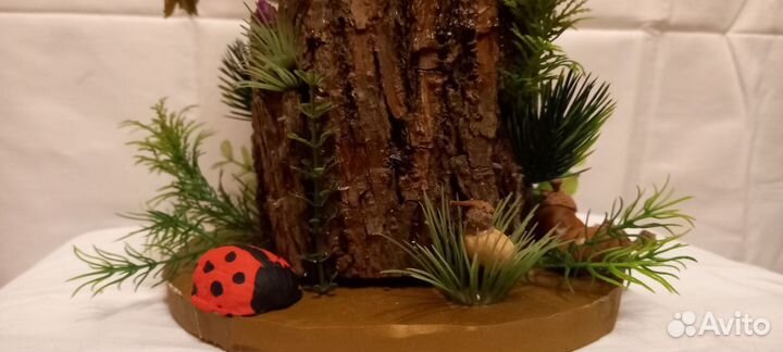 Поделка из природного материала. Филин