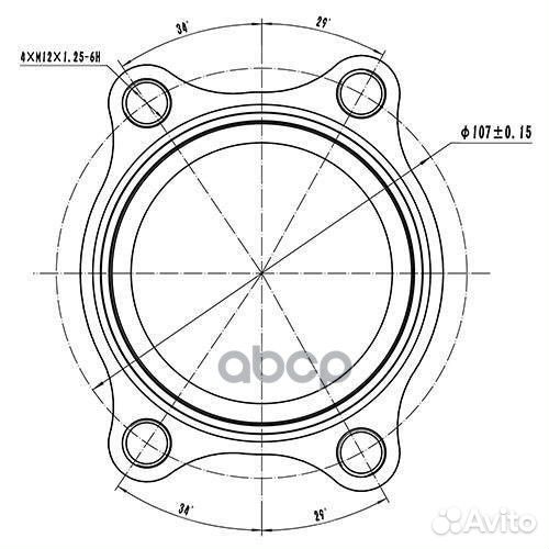 Ступица задняя зад лев infiniti FX45/35 WB