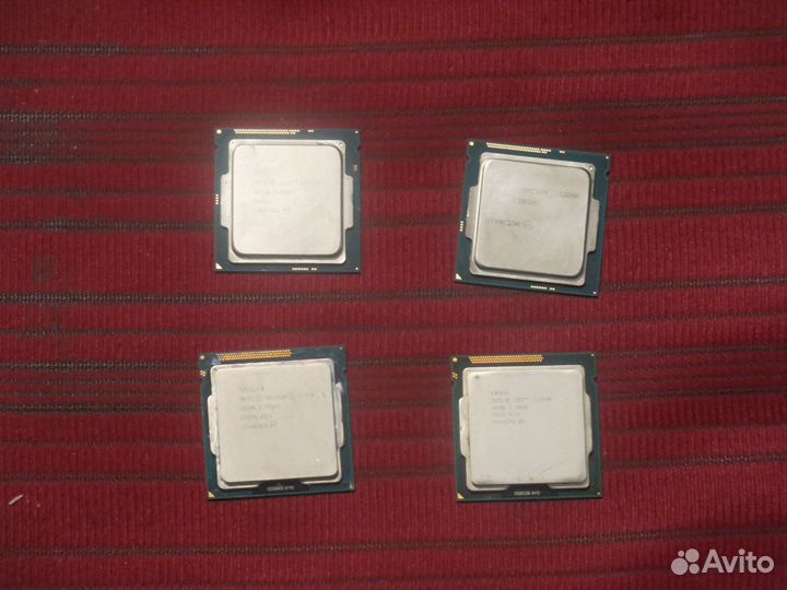 Процессоры intel Socket 1151,1150,1155,1156,775