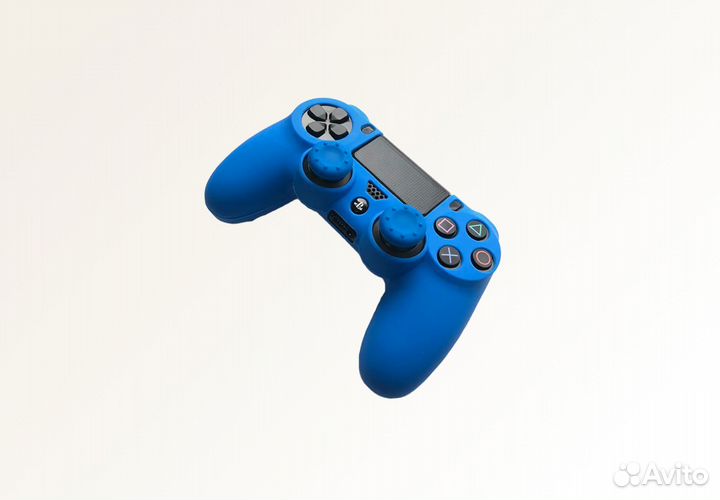 Силиконовые насадки на стики геймпада (Синие)