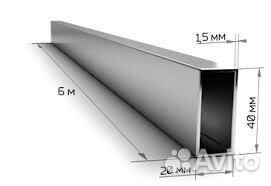 Профильная труба 40х20х1,5