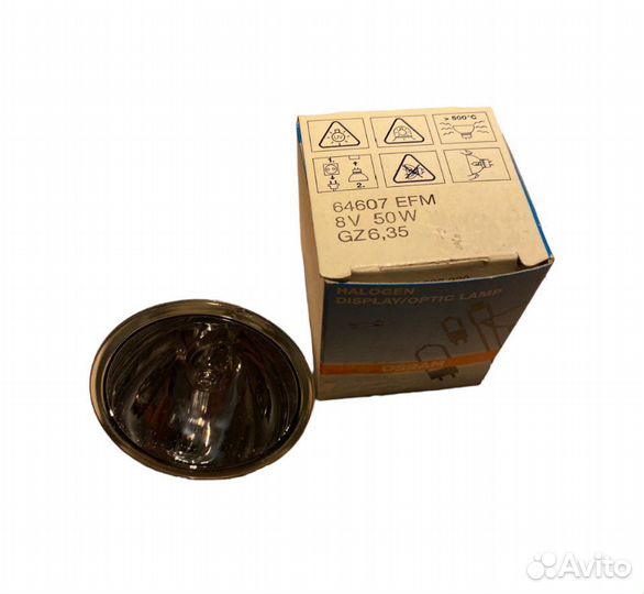 Лампа оптическая Osram 64607 EFM 8V 50W GZ6.35